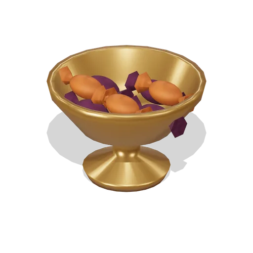 Footed Halloween candy bowl (Hollowwick Halloween)