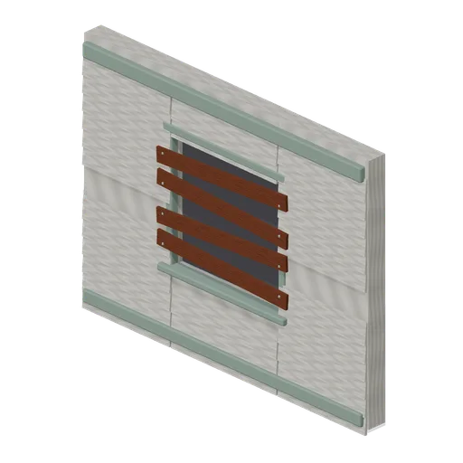 Boarded Window Bay (Halloween Slasher Street)
