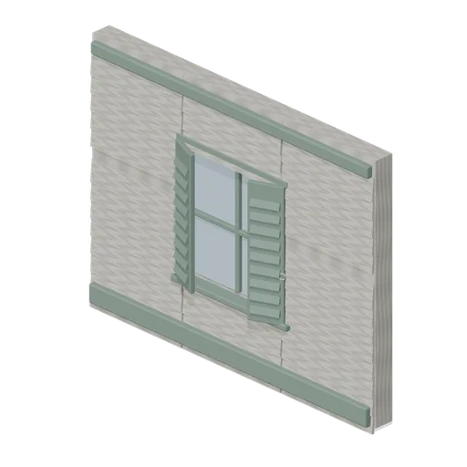 Upper Floor Window Bay (Halloween Slasher Street)