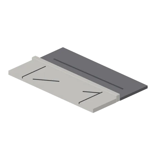 Concrete Kerb Section (Halloween Slasher Street)