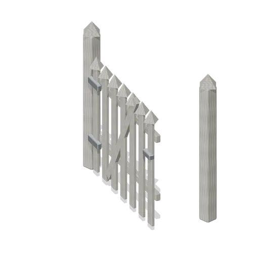 Picket Fence Gate (Halloween Slasher Street)