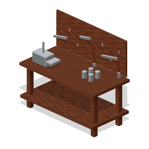 Shed Workbench (Halloween Slasher Street)