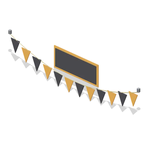 Halloween Pennant Banner (Halloween Slasher Street)