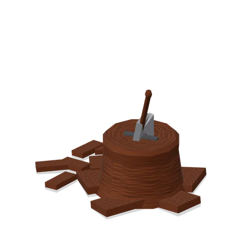 Axe In Stump (Halloween Slasher Street)