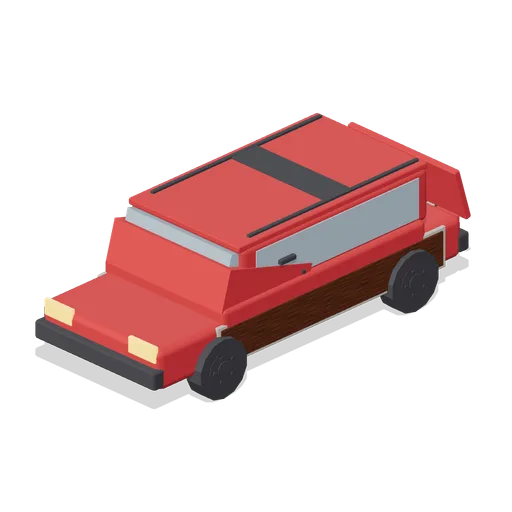 Station Wagon Faded (Halloween Slasher Street)