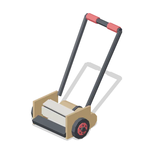 Rusty push reel mower (Lawn Mowing Simulator Kit)