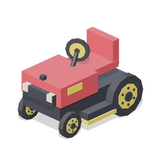 Ride on lawn tractor (Lawn Mowing Simulator Kit)