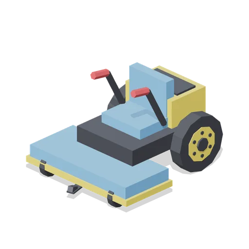 Zero turn mower with twin levers (Lawn Mowing Simulator Kit)