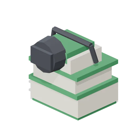Grass collection bag (Lawn Mowing Simulator Kit)