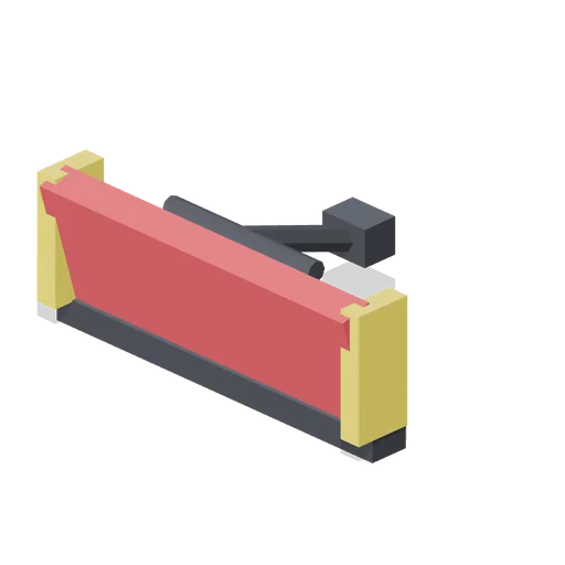 Snow plough blade attachment (Lawn Mowing Simulator Kit)