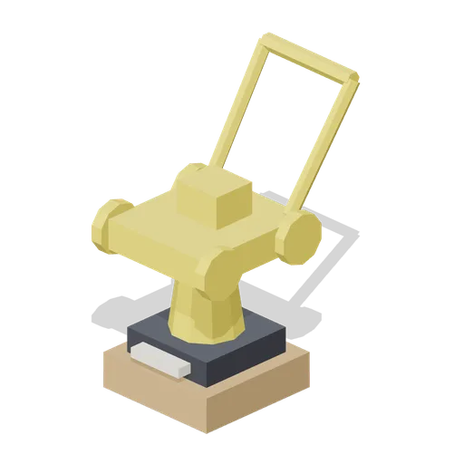 Golden mower trophy (Lawn Mowing Simulator Kit)