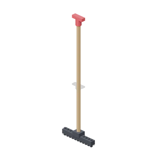 Garden rake (Lawn Mowing Simulator Kit)
