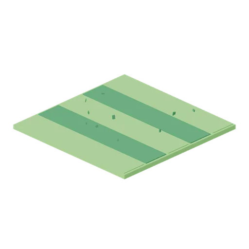 Lawn tile 2 m, striped finish (Lawn Mowing Simulator Kit)