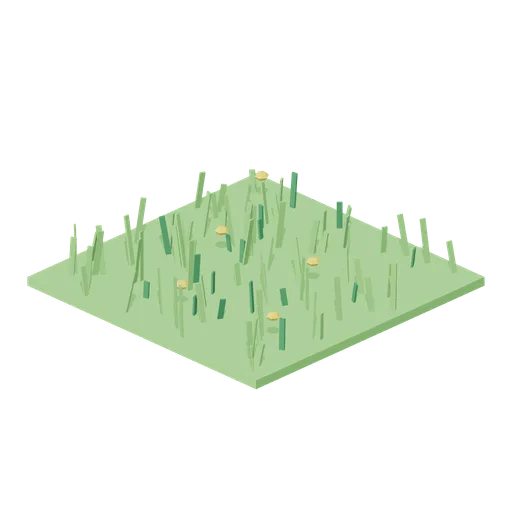 Lawn tile 2 m, uncut (Lawn Mowing Simulator Kit)