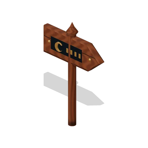 Hollowwick trail sign (Hollowwick Halloween)