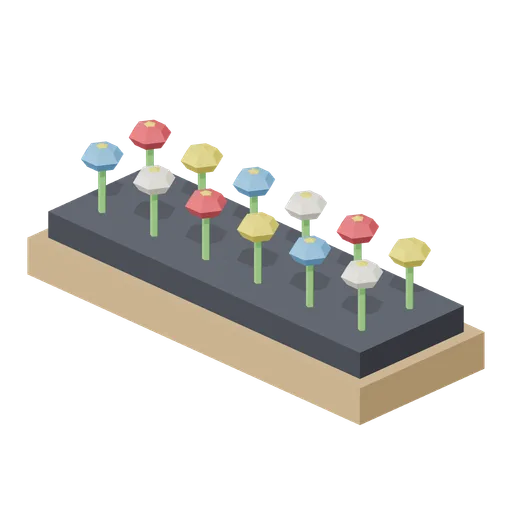Flower bed border piece (Lawn Mowing Simulator Kit)
