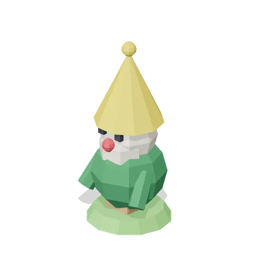 Garden gnome with a yellow hat (Lawn Mowing Simulator Kit)