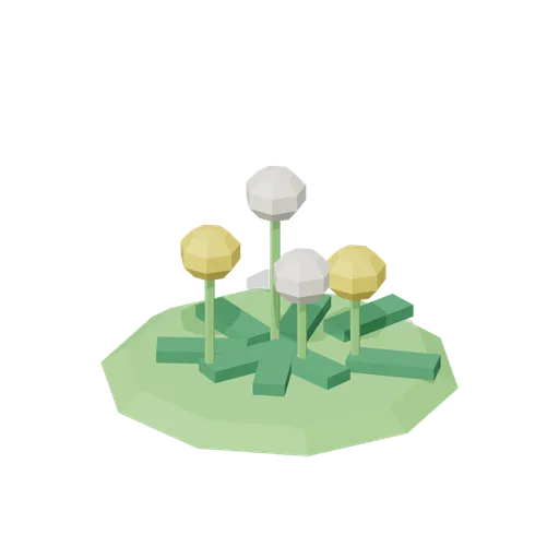 Dandelion clump (Lawn Mowing Simulator Kit)