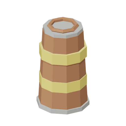 Road Barrel Red (Wipe Day Survival Island)