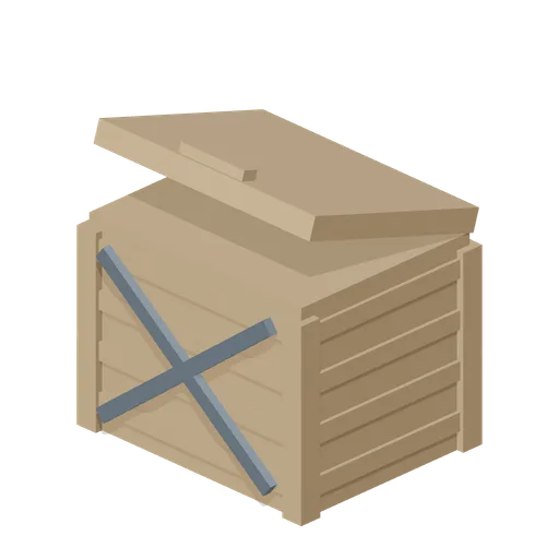 Wooden Supply Crate (Wipe Day Survival Island)