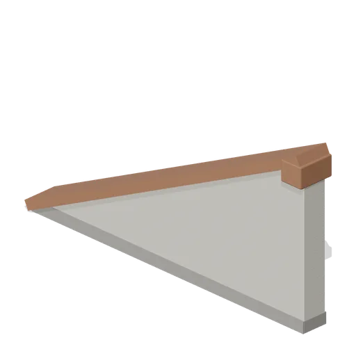 Roof Gable Half (Tactical Shooter Hill Town)