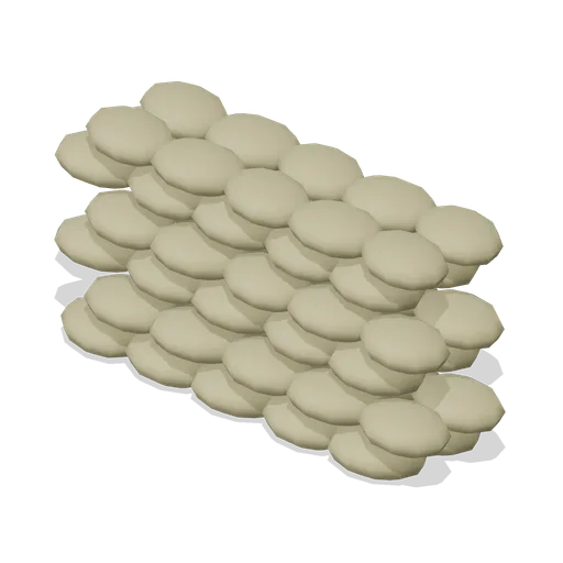 Sandbag Wall (Tactical Shooter Hill Town)
