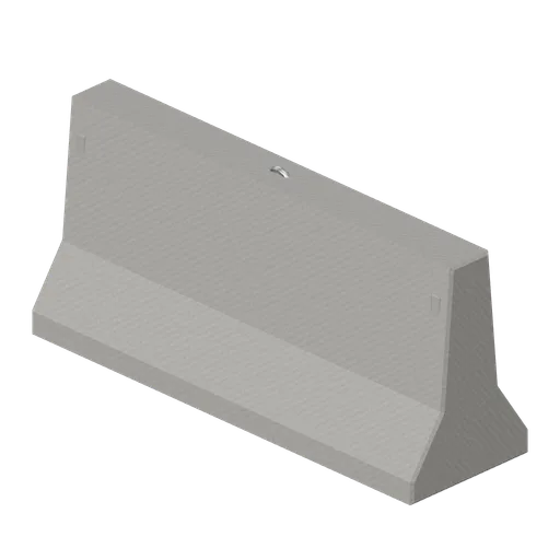 Concrete Jersey Barrier (Tactical Shooter Hill Town)