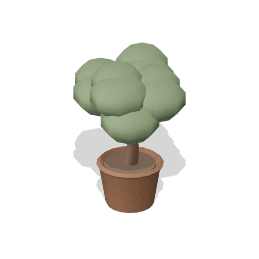 Potted Olive Tree (Tactical Shooter Hill Town)