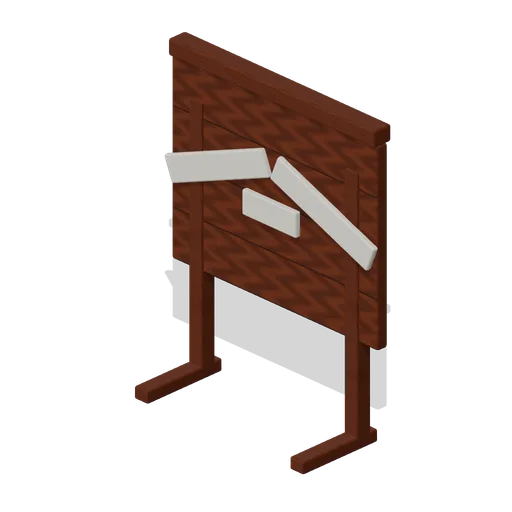 Objective Site Marker Board (Tactical Shooter Hill Town)