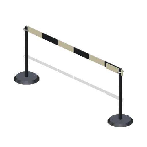 Spawn Barrier Tape Stand (Tactical Shooter Hill Town)