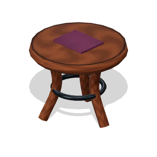 Turned witch stool (Hollowwick Halloween)