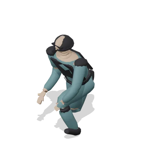 Assault Trooper Planting Pose (Tactical Shooter Hill Town)