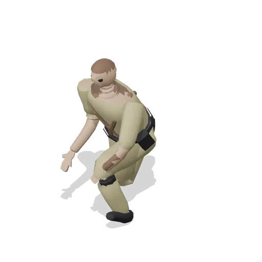 Heavy Gunner Planting Pose (Tactical Shooter Hill Town)