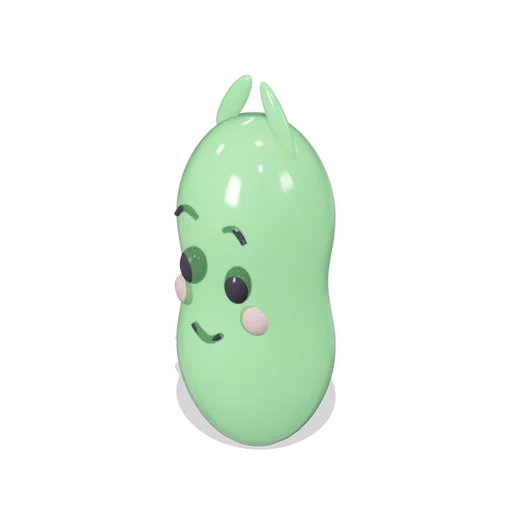 Moss Jelly Character Stretched (Jelly Friends Playroom)