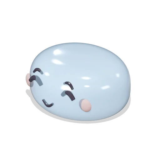 Pebble Jelly Character at Rest (Jelly Friends Playroom)