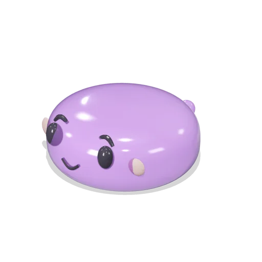 Plum Jelly Character Squashed (Jelly Friends Playroom)