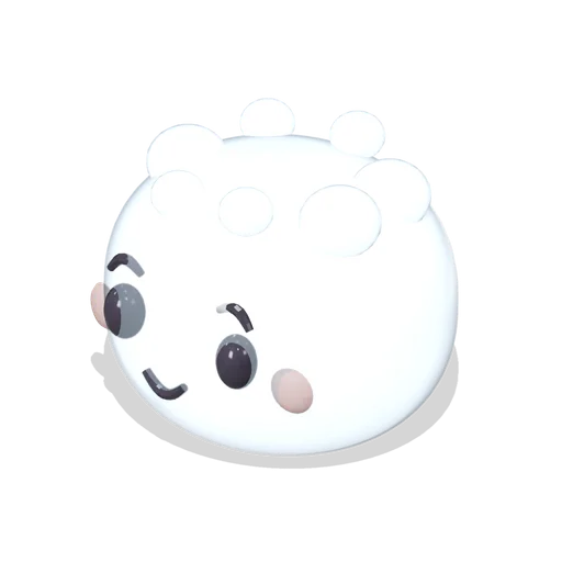 Cloud Jelly Character at Rest (Jelly Friends Playroom)