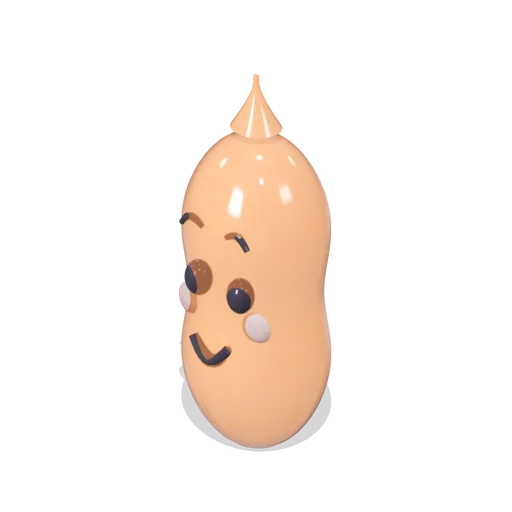 Ember Jelly Character Stretched (Jelly Friends Playroom)