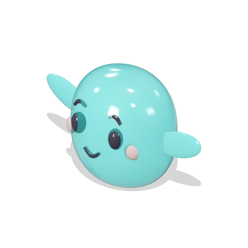 Kelp Jelly Character at Rest (Jelly Friends Playroom)