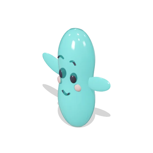 Kelp Jelly Character Stretched (Jelly Friends Playroom)
