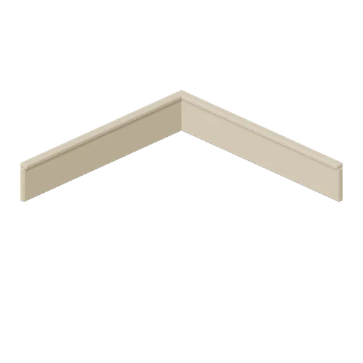 Oak Skirting Corner Trim (Jelly Friends Playroom)