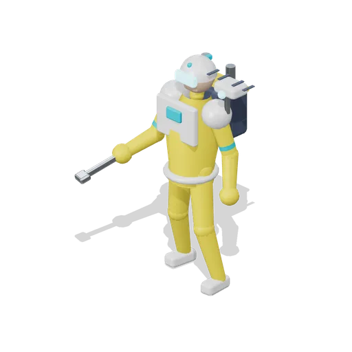 Tinker Engineer Support Hero Figure (Hero Shooter Harbour Payload)