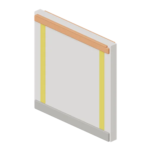 White Plaster Wall Bay 4 m (Hero Shooter Harbour Payload)