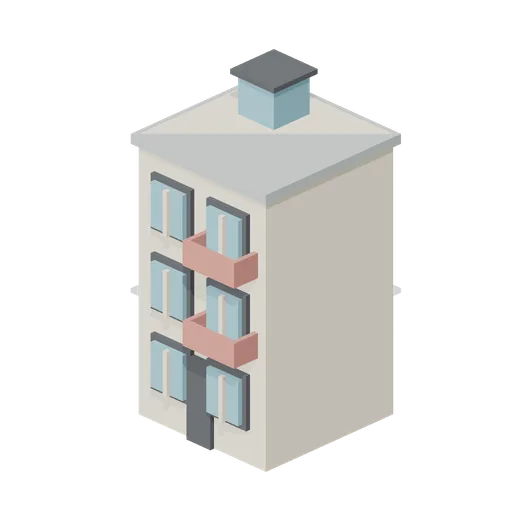 Pocket Borough apartment block