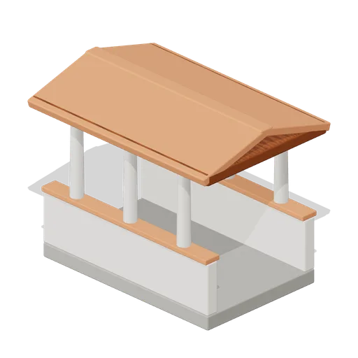 Covered Bridge Span 4 m (Hero Shooter Harbour Payload)