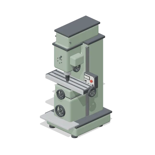 Vertical milling machine (Machine Shop and Factory Hall)