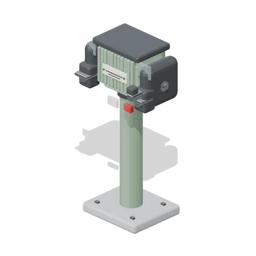 Pedestal bench grinder (Machine Shop and Factory Hall)