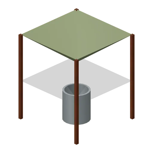 Tarp Rain Catcher (Water Collection and Purification)