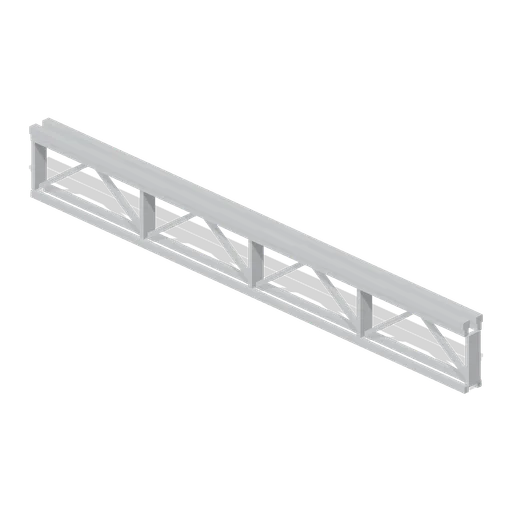 Hall roof truss bay, 6 m (Machine Shop and Factory Hall)
