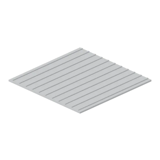 Hall roof cladding bay, 6 m (Machine Shop and Factory Hall)